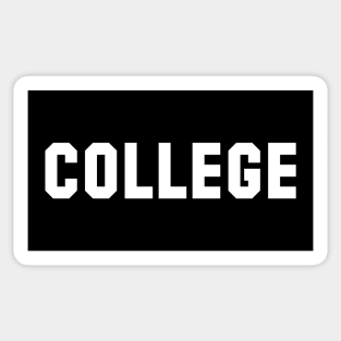 College Sticker